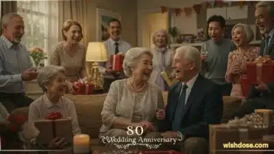80th Wedding Anniversary Wishes