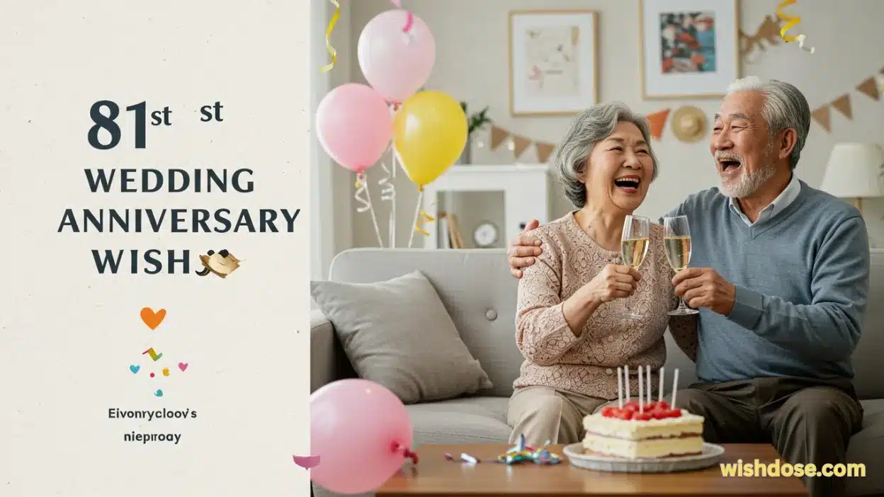 81st Wedding Anniversary Wishes