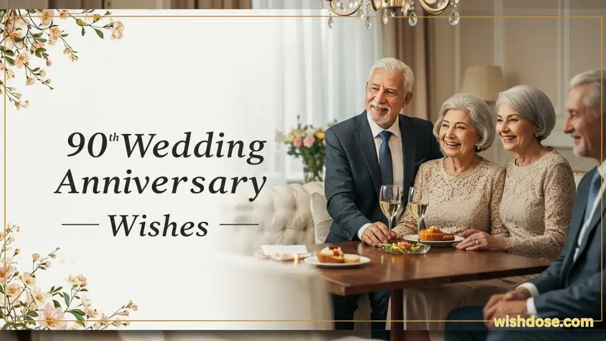 90th Wedding Anniversary Wishes