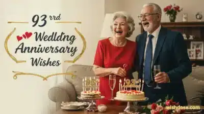 93rd Wedding Anniversary Wishes
