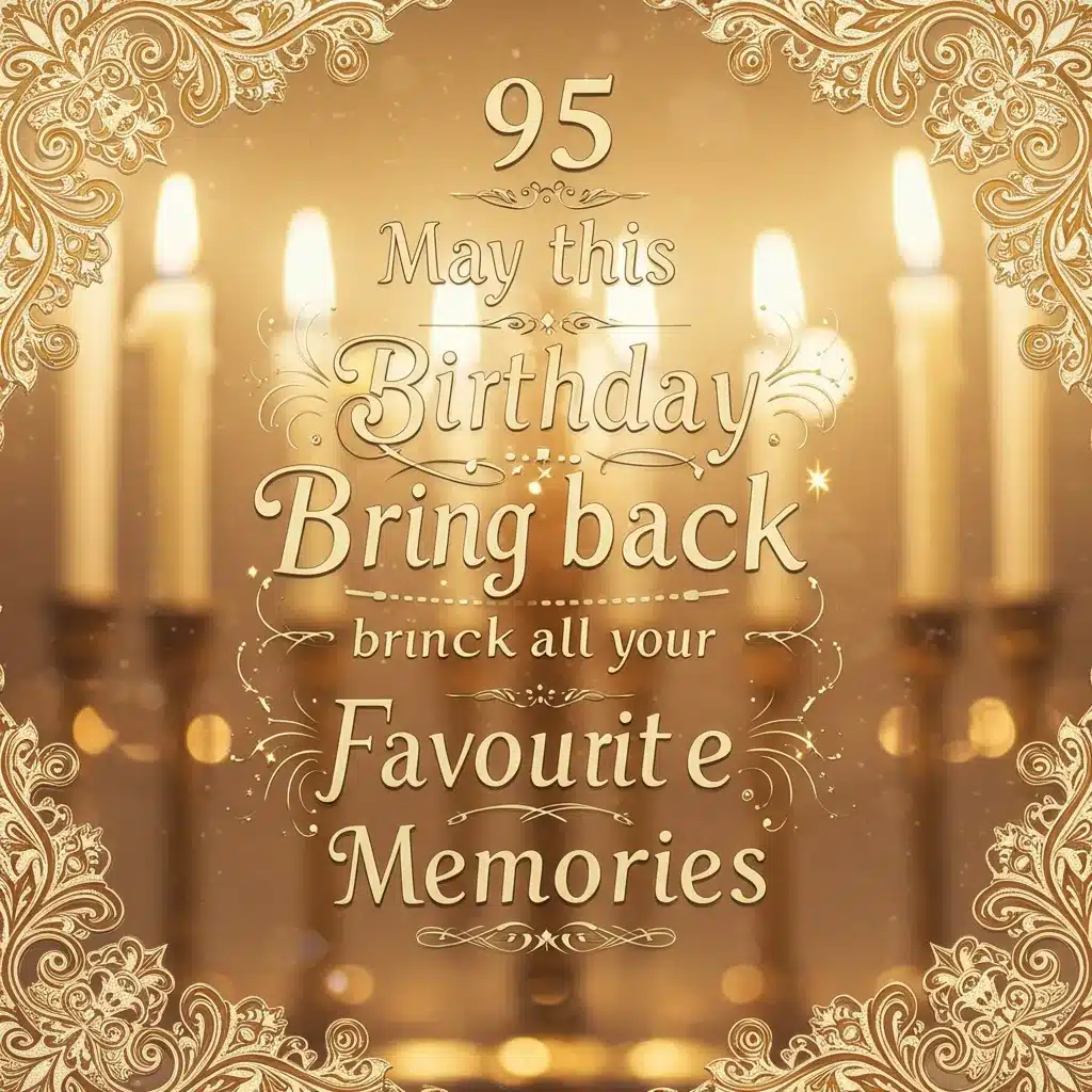 95th Birthday Wishes for Grandpa